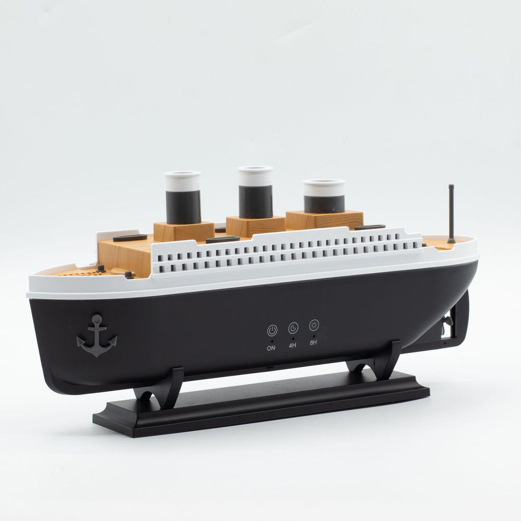Ship-Shaped Aroma Diffuser with Puff Effect and LED Light – view 2
