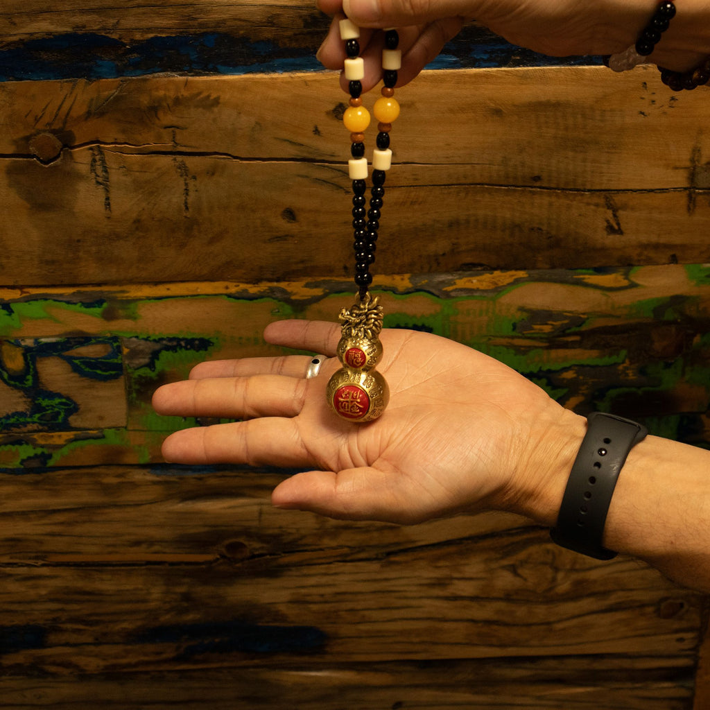 Feng Shui Hanging Charm, Double Gourd – view 2