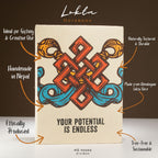 Lokta Notebook – Large – Your Potential Is Endless – view 2