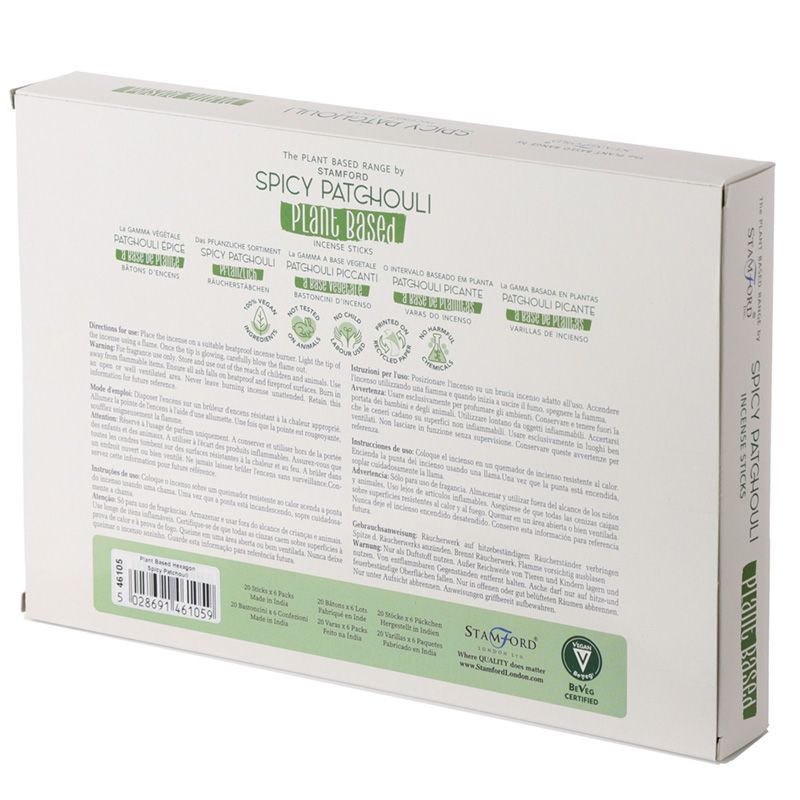 Stamford Spicy Patchouli Plant Based Incense Sticks – view 2