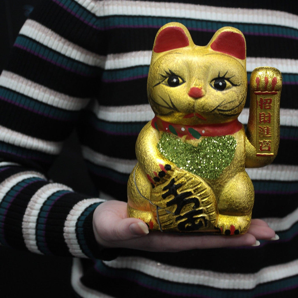 Classic Waving Money Cat, Battery-Operated
