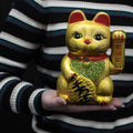Classic Waving Money Cat, Battery-Operated