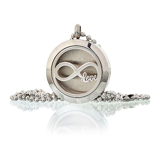 Aromatherapy Diffuser Necklace - Infinity Love 25mm – view 2