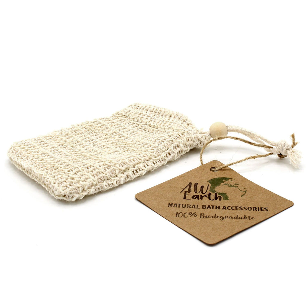 Natural Soap Bag - Washed Jute – view 4