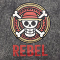 Nomad Sari Stonewashed T-Shirt - Rebel - Charcoal - XL