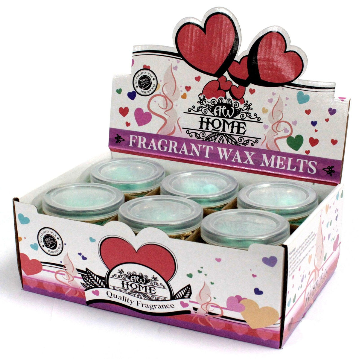 Soy Wax Melts Jar - Apple Spice, 16 Hearts – view 4