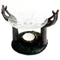 Antique Buddha Om Hands Oil Burner