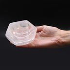 Selenite Hex Bowl approx 10cm – view 2