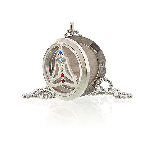Aromatherapy Diffuser Necklace - Yoga Chakra 30mm – view 5