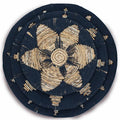 Set of Three Seagrass Bowl Wall Art, Black