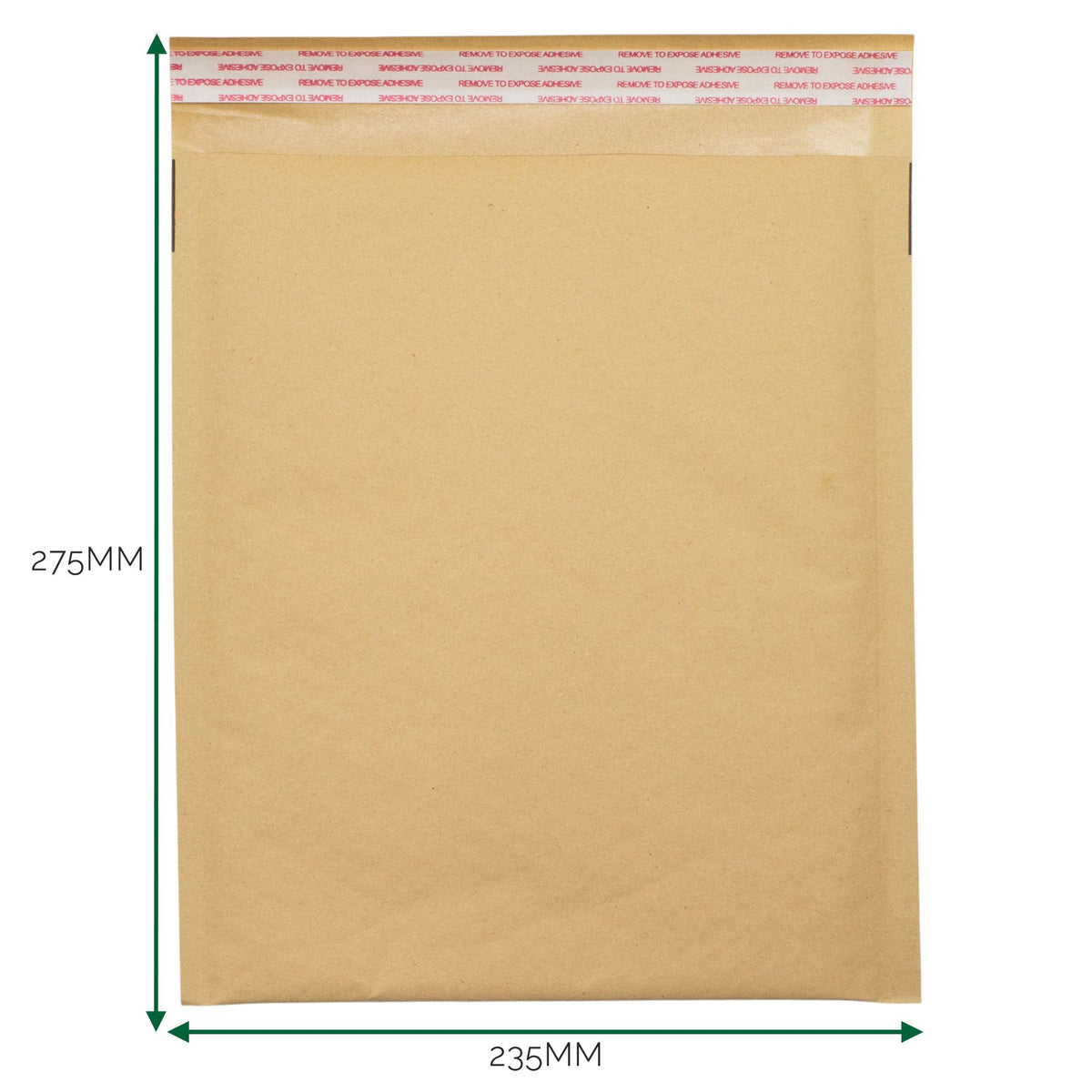 Kraft Bubble Mailing Envelope 235x275+40mm