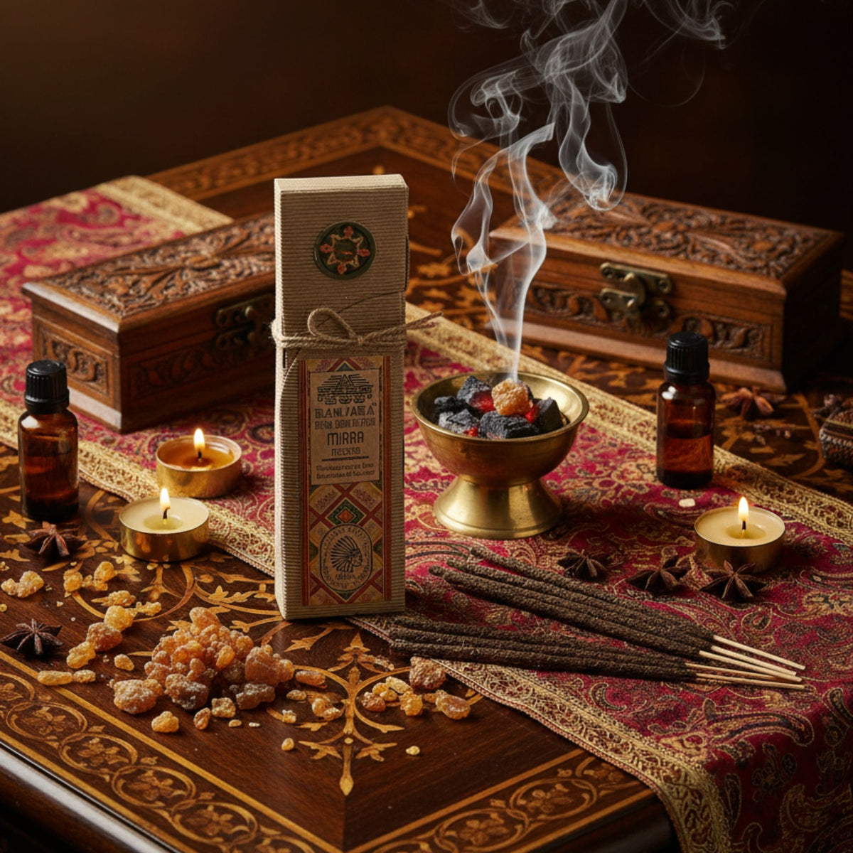 Myrrh Ritual Resin Incense Sticks, Pack of 8 – view 2