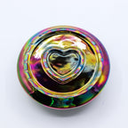 Ceramic Palo Santo & Smudge Holder, Mandala, Metallic Rainbow – view 8