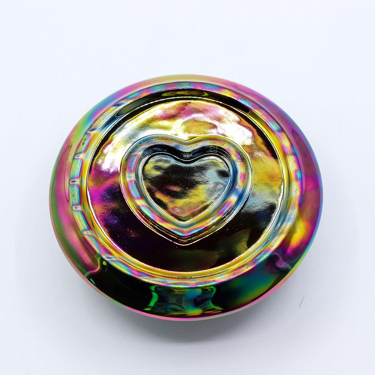 Ceramic Palo Santo & Smudge Holder, Mandala, Metallic Rainbow – view 8