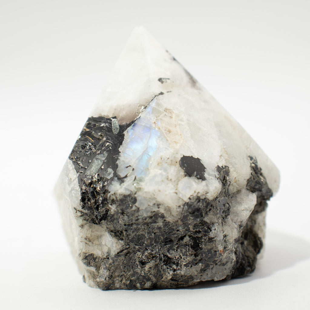 Rainbow Moonstone Top Polished Gemstone Point, pack of 5-6 pieces – view 4