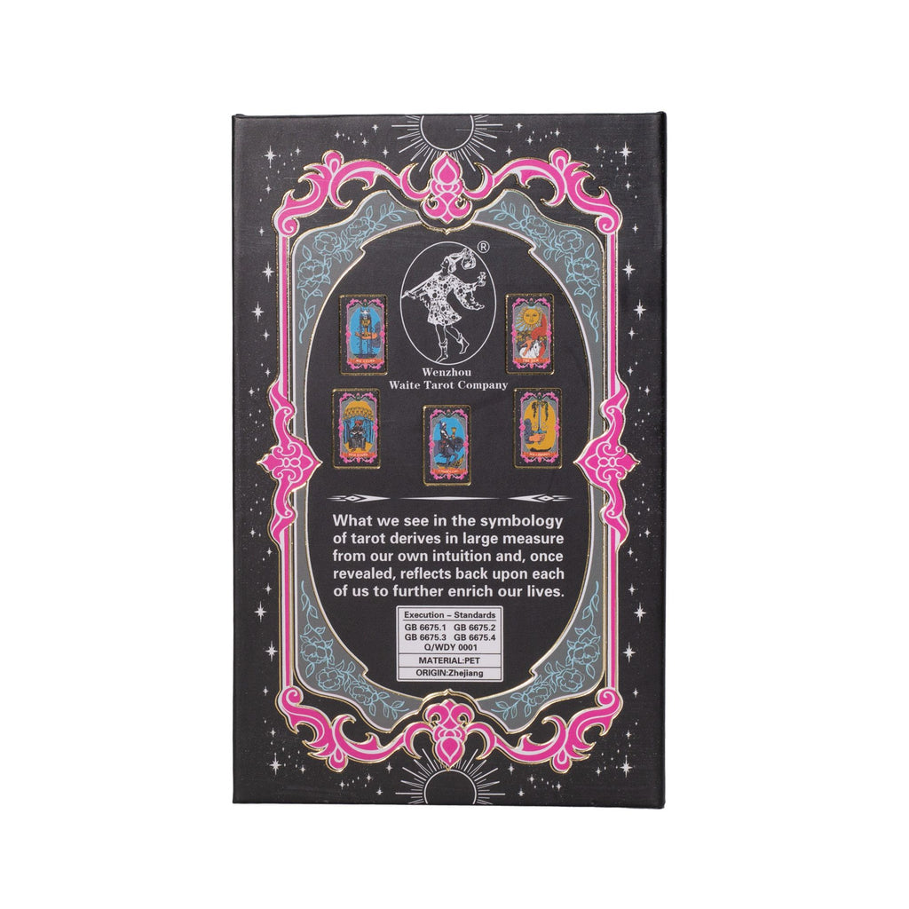 Gold Foil Tarot Card Set with Guidebook