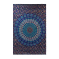 Single Cotton Bedspread & Wall Hanging - Classic Mandala 130x200cm