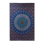 Single Cotton Bedspread & Wall Hanging - Classic Mandala 130x200cm