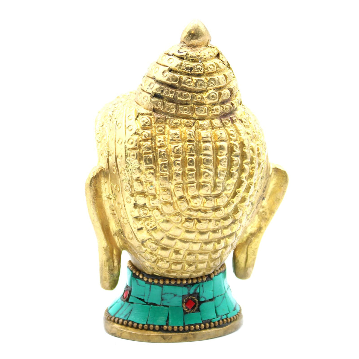 Brass Buddha Figure - Large Head - 11.5 cm – view 7