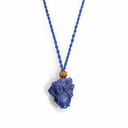 Waxed Cotton Necklace Cord 45cm - Navy – view 6