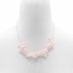 Rose Quartz Longstone Gemstone Necklace – view 2