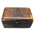 Carved Mango Wood Pill Box 9 x 5 x 4 cm – Single Box