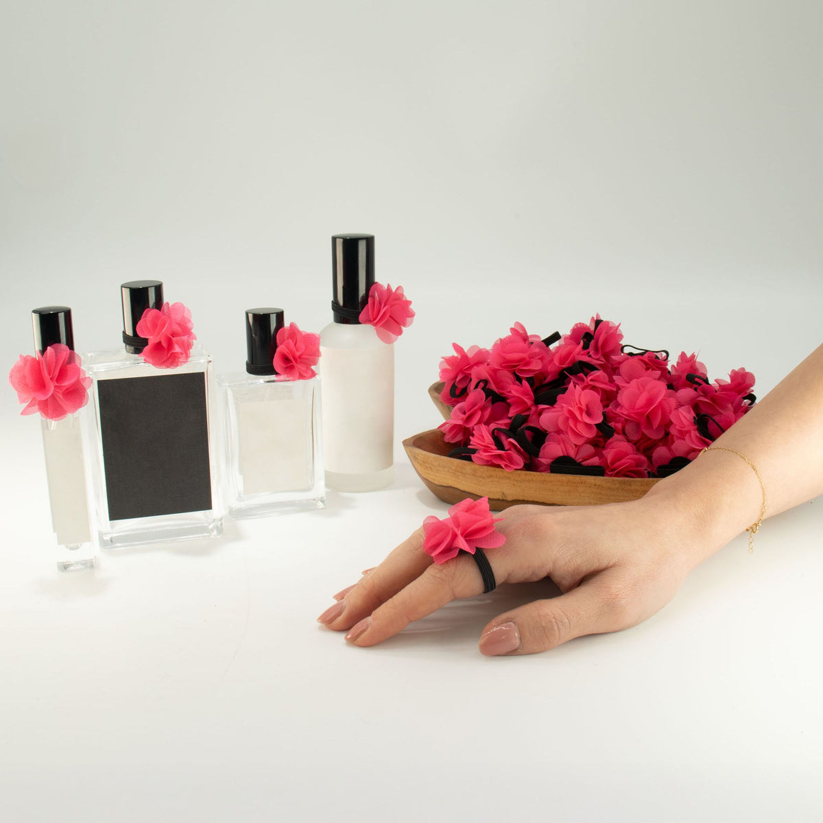 Pink Fragrance Chiffon Diffuser Ring – view 4