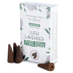 Stamford Backflow Incense Cones - Lush Lavender, 12 Pack