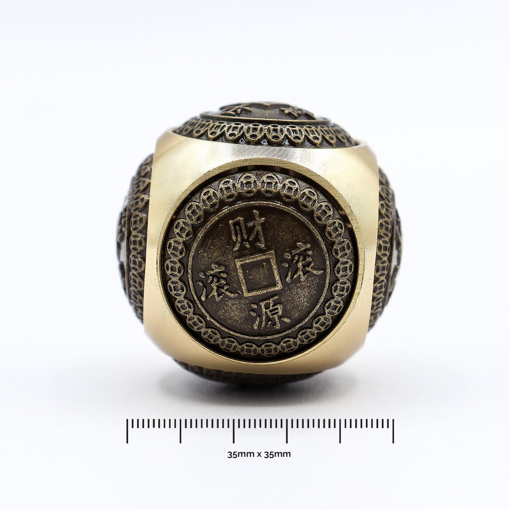 Feng Shui Wealth Spinner Dice, Rounded – view 2
