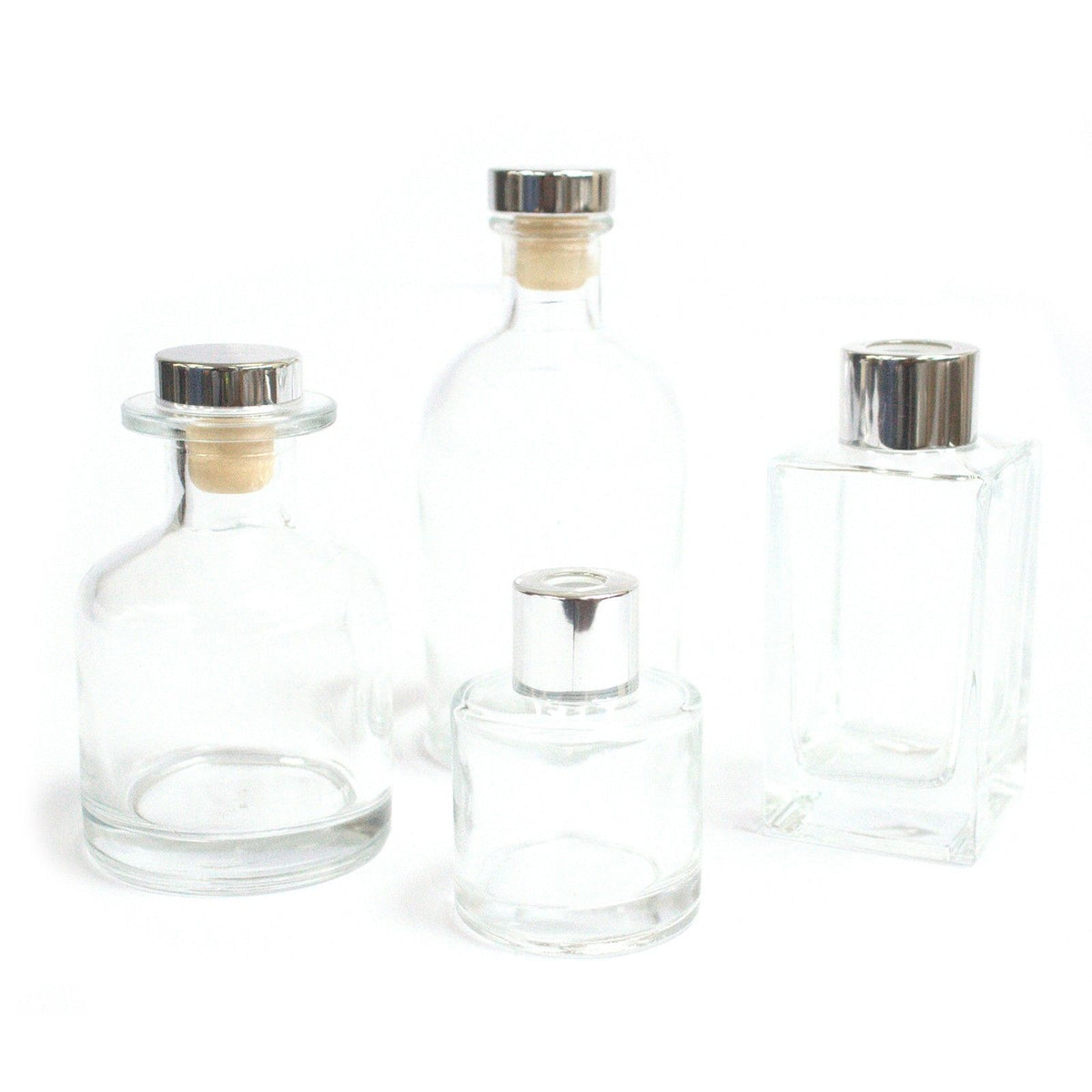 100ml Square Long Reed Diffuser Bottle - Clear – view 3