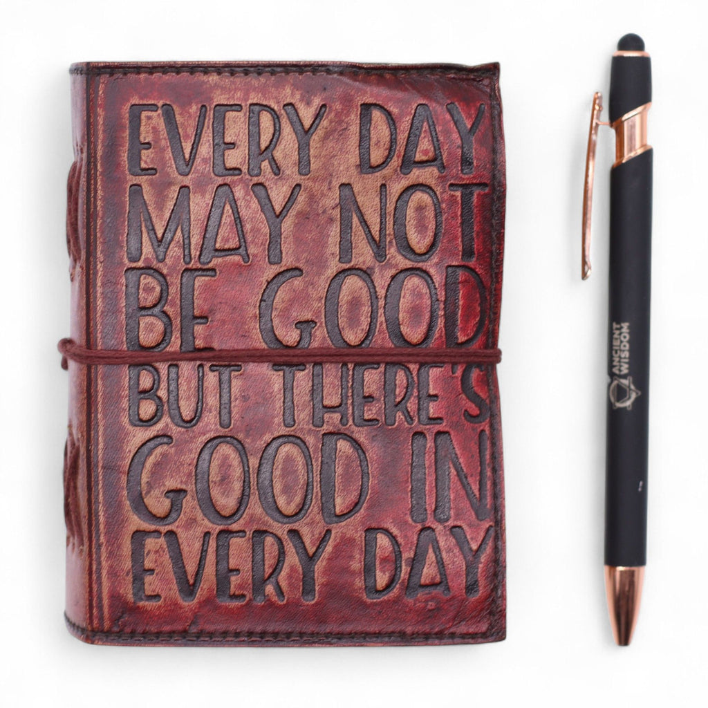 Deckled Notebook, Every Day May Not Be Good – 13x10 cm – view 7
