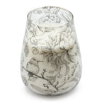 Tall Glass Jar Candle - Drawn by Flame Birds