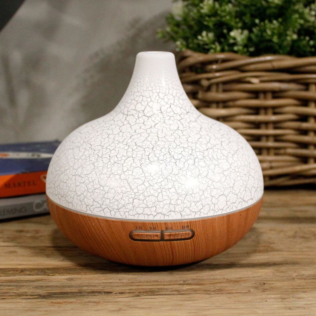 Shell Effect Ultrasonic Aroma Diffuser 400 ml – USB, Colour Change – view 6