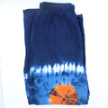 Japanese Style Lounge Pants - Teal and Orange - L