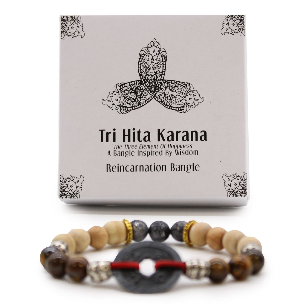 Tri Hita Karana Bangle - Reincarnation, Bali Bracelet – view 4