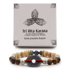 Tri Hita Karana Bangle - Reincarnation, Bali Bracelet – view 4