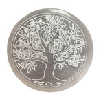 Selenite Charging Plate 8cm - Tree of Life Design – view 2