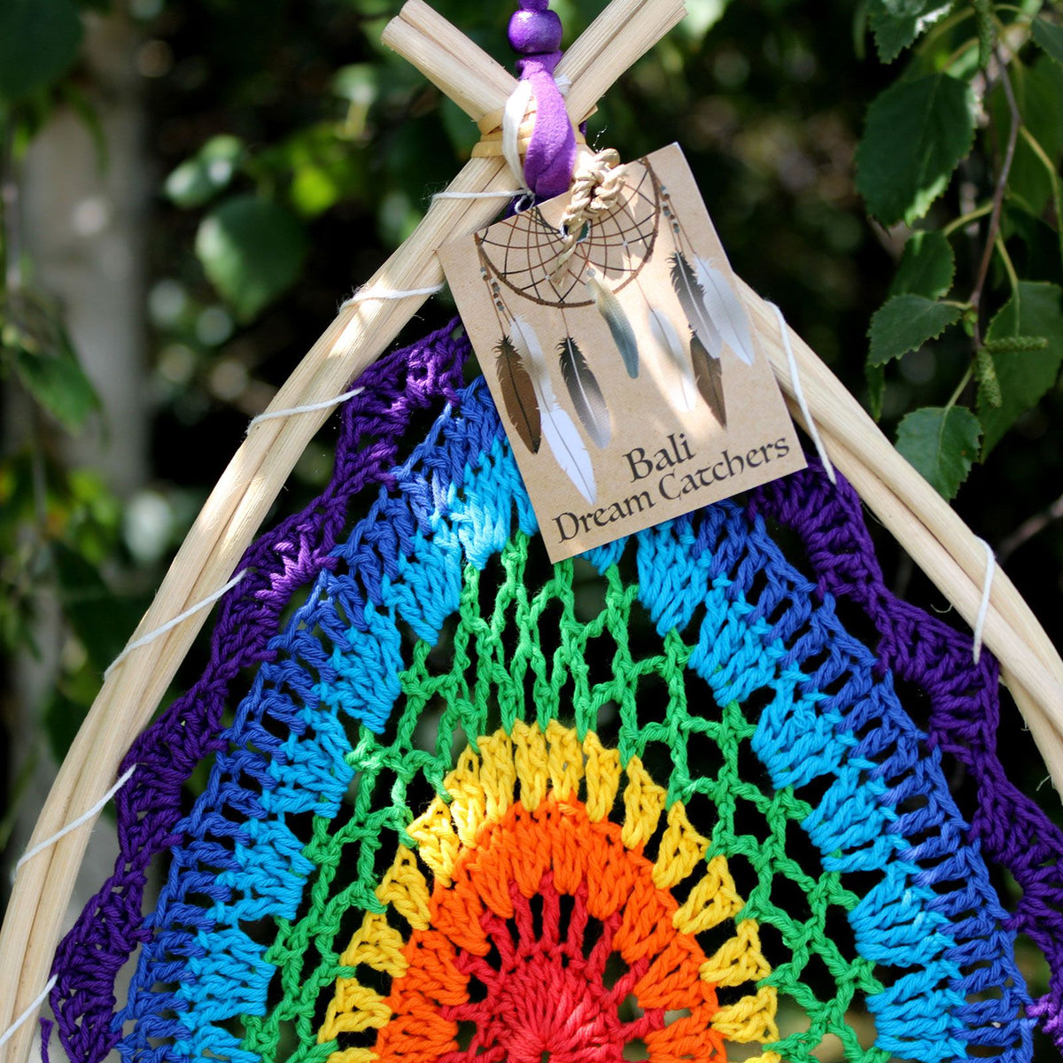 Bali Dreamcatcher - Large Multi Teardrop – view 4