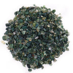 Moss Agate Gemstone Chips - 1kg Bulk Bag – view 2