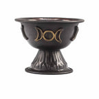 Antique Copper Ritual Chalice, Triple Moon, 10x8cm – view 2