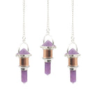 Violet Engine Pendulum - Amethyst