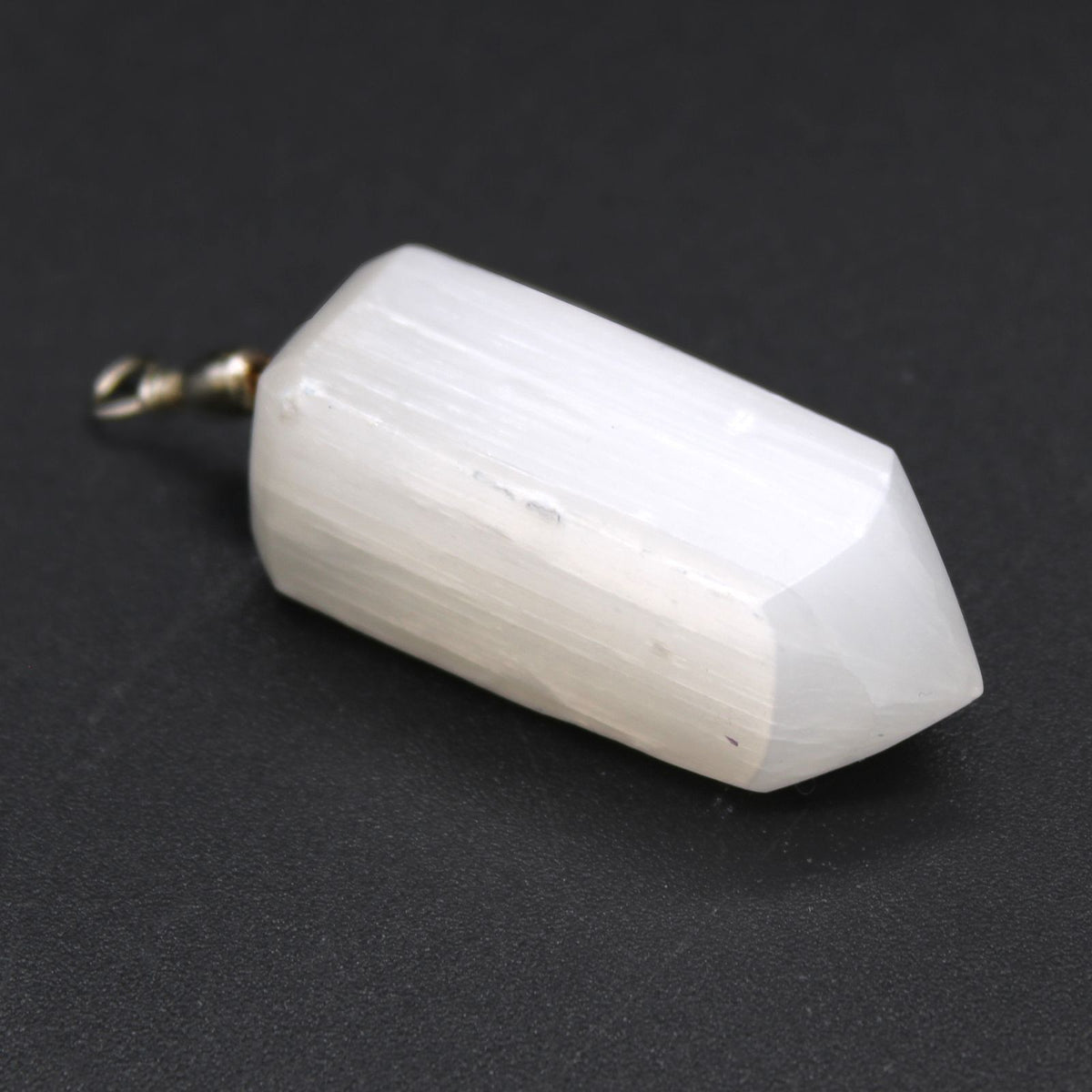 Selenite Obelisk Pendant – view 6