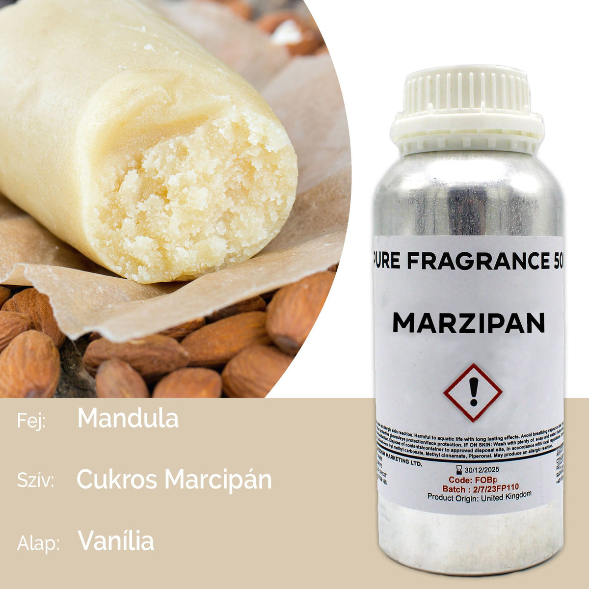 Marzipan Pure Fragrance Oil - 500ml – view 8