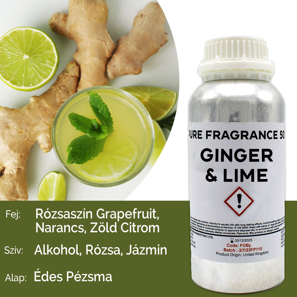 Ginger & Lime Pure Fragrance Oil - 500ml – view 5