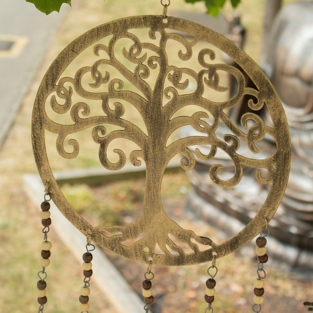 Large Tree of Life Bell Wind Chime, 25cm – view 8