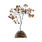 Multi Gemstone Tree with Orgonite Base - 80 Stone