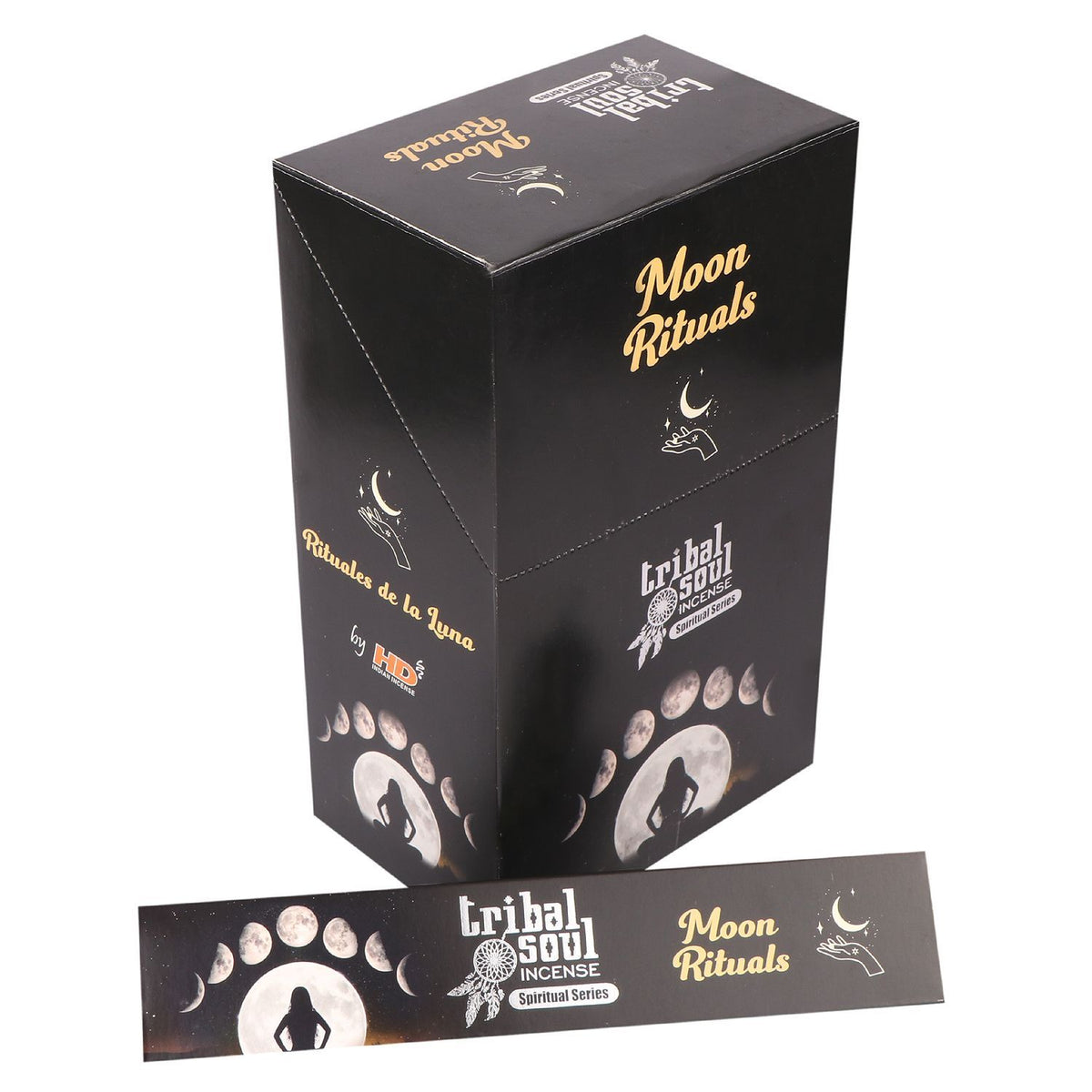 Tribal Soul Moon Ritual Incense Sticks & Ceramic Holder