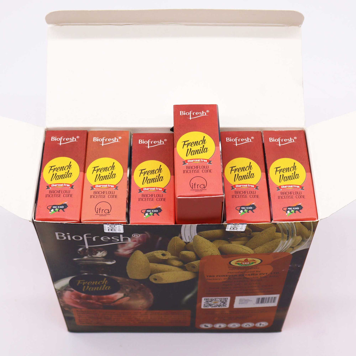 Biofresh French Vanilla Backflow Incense Cones, 40 Pack – view 2