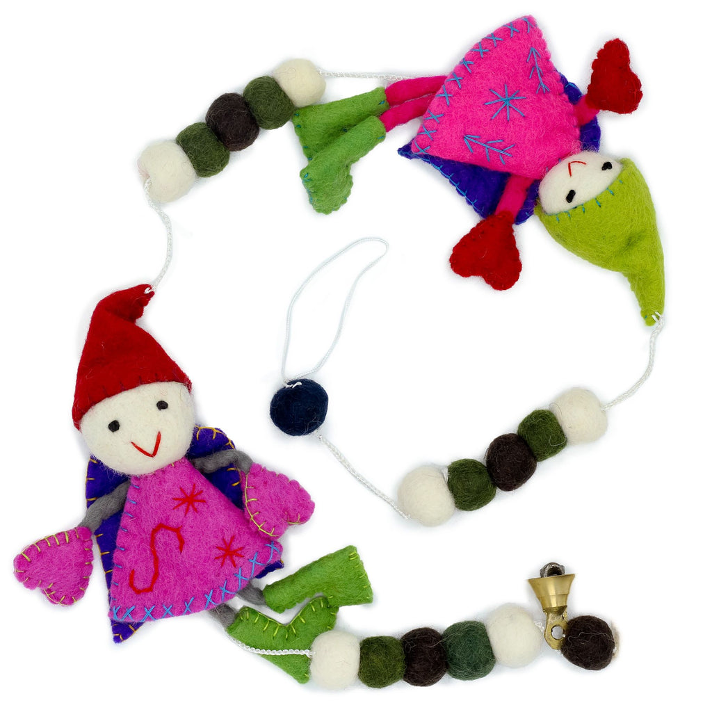 Felt Wall Hanging 110cm - Fairy Angels