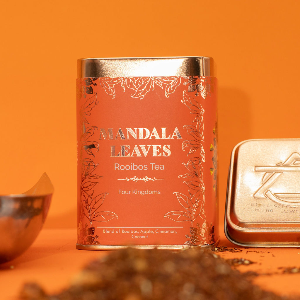 Four Kingdoms Rooibos Apple Cinnamon Tea Tin 50g – view 5